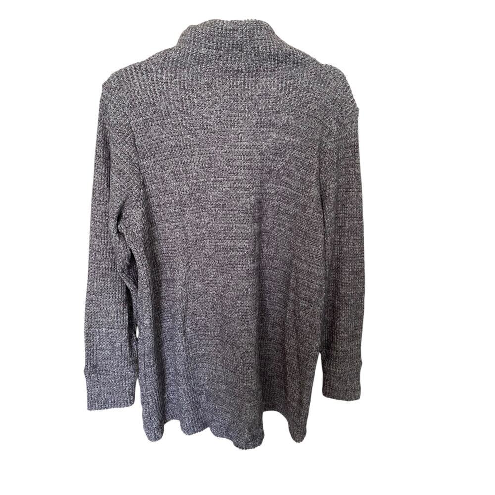 Ideology Cowl-Neck Tulip-Hem Top Deep Charcoal Athleisure Casual Women 2X - Picture 4 of 9